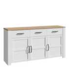 Furniture To Go Bohol Sideboard In Riviera Oak/White