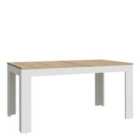 Furniture To Go Bohol Extending Dining Table In Riviera Oak/White