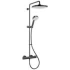 Mira Atom Exposed Rigid Diverter (ERD) Mixer Shower - Black
