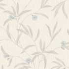 Belgravia Decor Tiffany Flower Textured Wallpaper 10m x 53cm Blue
