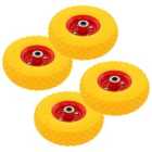 vidaXL Sack Truck Wheels 4 Pcs Rubber 3.00-4 (245X82)
