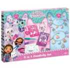 Totum Gabby's Dollhouse 3 In 1 Creative Set: A Charm Bracelet, Spray Pens And Diamond Paining Triple Pack