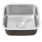 Living and Home Deep Single Bowl Stainless Steel Kitchen Sink With Strainer