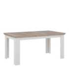 Furniture To Go Illoppa Dining Table Extended In Oak Nelson/Snowy Oak