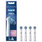 Oral-b Pro Sensitive Clean Toothbrush Heads, 4 Counts