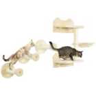 PawHut 4 Piece Cat Shelf w/ Hammock, Steps, Platforms
