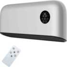 Mylek Silver Over Door Heater 2000W Wall Mounted Air Curtain & Fan with Remote Control