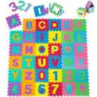 Tectake Jigsaw Mat 86-pieces Made Of Foam