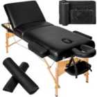 Tectake 3 Zone Massage Table Somwang W/ Bolster Set