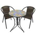 Summer Terrace CUBA BISTRO 60cm Set - 2 x SAN REMO Chair