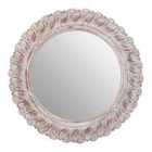 Interiors by PH Antique Grey Acanthus Leaf Wall Mirror