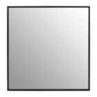 Interiors by PH Matte Black Small Square Wall Mirror