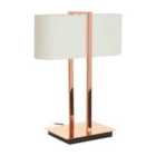 Interiors by PH Lilian Copper Finish Table Lamp