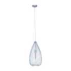 Interiors by PH Lavis Teardrop Silver Pendant Light