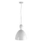 Interiors by PH Stockholm White Metal Pendant Light