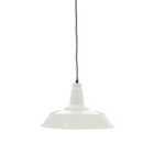 Interiors by PH Brant White Metal Pendant Light