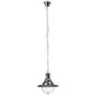 Interiors by PH Industrial Chrome/Glass Pendant Light