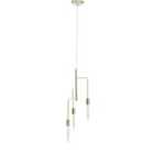 Interiors by PH Lagona 3 Bulb Gold Finish Pendant Light
