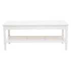 Interiors by PH Heritage Pine Wood Ivory Coffee Table