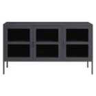 Interiors by PH Acier Three Door Grey Sideboard