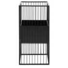 Interiors by PH Alden Black Floor Standing Planter