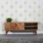 Marlow Solid Mango Wood Light Tv Stand