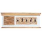 Bianco Wood Hook/Coat Hanger Wall