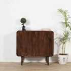 Franklin Dark Mango Wood 2 Door Sideboard