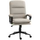 Vinsetto Faux Leather Executive Office Chair With Arm, Swivel Wheels