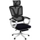 Vinsetto Executive Office Chair With Mesh Back, Lumbar Support, Black