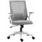 Vinsetto Executive Office Chair With Mesh Back, Lumbar Support, Grey