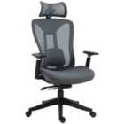 Vinsetto Executive Office Chair With Mesh Back, Lumbar Support