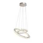 Lighting Collection 2 Ring LED Pendant
