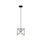Lighting Collection 1 Light Frame Black Copper