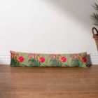Wylder Tropics Kali Jungle Foliage Polyester Filled Draught Excluder Green
