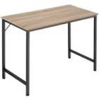Tectake Office & Study Desk Jenkins, 50x100x75.5cm - Light Brown