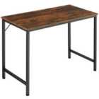 Tectake Office & Study Desk Jenkins, 50x100x75.5cm - Brown