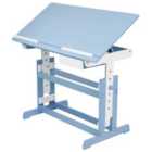 Tectake Writing Desk w/ Drawer - Blue