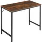 Tectake Office & Study Desk Jenkins, 50x80x75.5cm - Brown