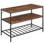 Tectake Shelves Akeley - Brown