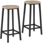 Tectake 2 Bar Stools Corby