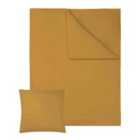 Tectake Bedding Set Cotton Sheets 200x135cm 2 Pcs - Brown