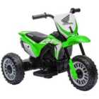 HOMCOM Honda Crf450Rl Licensed 6V Kids Electric Motorbike - Green