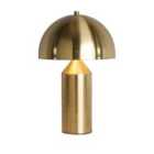 Lighting Collection Satin Brass Dome Table Lamp