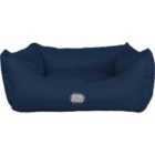 Snug & Cosy Navy Pescara Rectangle Bed - Small