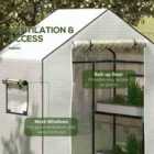 Outsunny PE Greenhouse Cover Replacement - White