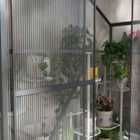 Outsunny 6x2.5ft Polycarbonate Greenhouse - Dark Grey