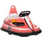 HOMCOM 6V Kids Bumper Car, 360° Rotation Waltz Car - Pink