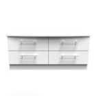 Ready Assembled Sherwood 4 Drawer Bed Box In Porcelain Matt