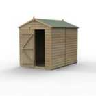 Forest Garden 4LIFE Apex Shed 6x8 - Single Door - No Window